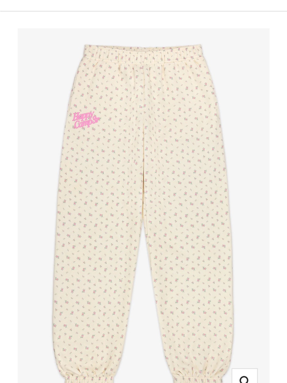 Never worn Happy Camper Floral Joggers Size S